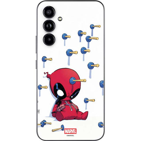Marvel Deadpool Babypool Playing Galaxy A54 5G Skin